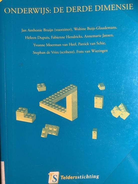 Onderwijs / Geschrift / Prof. Mr. B.M. Teldersstichting /, Livres, Livres d'étude & Cours, Envoi