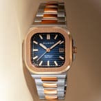 Duxot - Automatic - Square - Gold - Sapphire - New - Sans