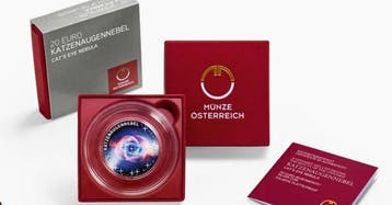 Autriche. 20 Euro 2026 Cats Eye Nebula Proof (Sans prix