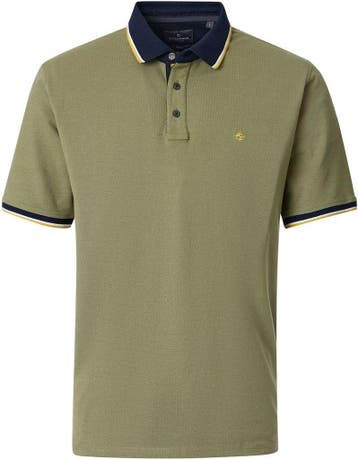 CASAMODA Polo Piqué Contrast Groen maat Maat 48/50 (M) Heren, Kleding | Heren, Polo's, CASAMODA, Nieuw, Groen, Verzenden