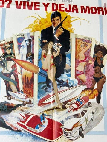 James Bond - Original Spanish Poster Cinema release, Folded, Collections