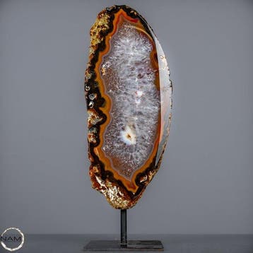 Agaat op een edele metalen standaard – Fascinerende, Collections