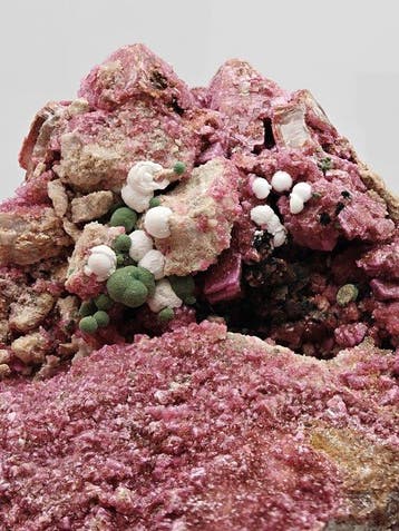 Zeer zeldzame kolweziet groen op kobalto-calciet fuchsia, Verzamelen