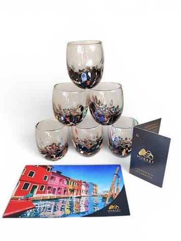 MurArt - MurArt - Drinkset (6) - Glas - Murrine Millefiori