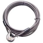 Staalkabel met discus gelijksluitend 10 meter Terraskabels, Verzenden, Nieuw