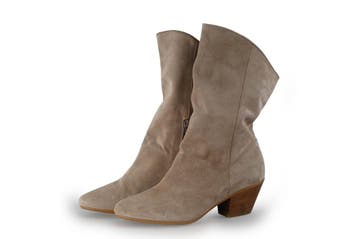 VIA VAI Enkellaarzen in maat 37 Beige, Kleding | Dames, Schoenen, Verzenden, Beige, Lage of Enkellaarzen, Zo goed als nieuw
