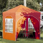 vidaXL Pop-up Feesttent 192 x 192 x 245 cm Oranje, Verzenden, Nieuw