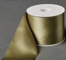 Dubbelsatijn creative ribbon hellgrün stevig voor, Nieuw