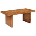vidaXL Eettafel 180x90x75 cm massief acaciahout, Verzenden