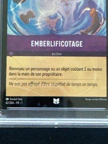 Disney - 1 Graded card - Disney Lorcana 62/204 - FR - 1 Foil, Nieuw