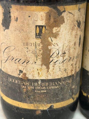 1952 Bodegas Berberana - Rioja Gran Reserva - 3 Flessen, Verzamelen, Nieuw