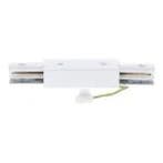1-FASE RAIL | I-CONNECTOR | MIDDENVOEDING | WIT, Verzenden