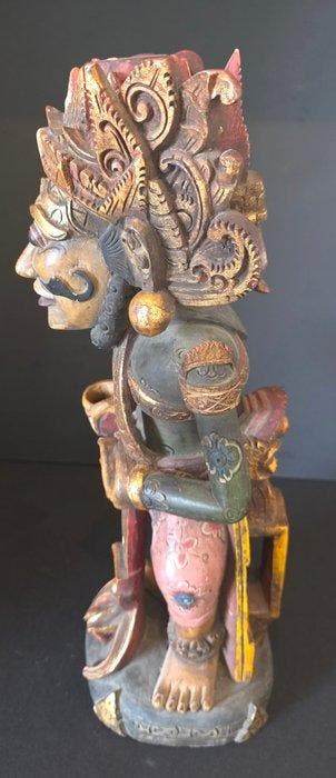 Bali Keris stand - collectie Jac Hoogerbrugge - Hout -