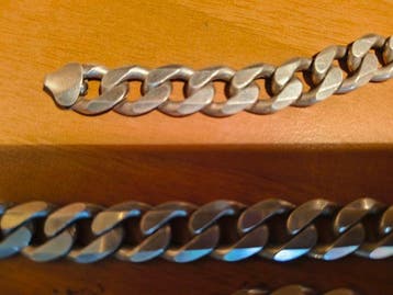 Zonder minimumprijs - Choker halsketting Zilver, Handtassen en Accessoires