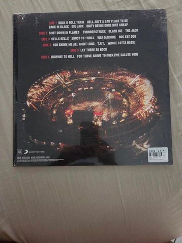 AC/DC - Live At River Plate - Set of 3 red records - 3 x LP, Cd's en Dvd's, Nieuw in verpakking