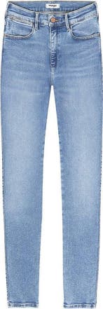 2dekans | WRANGLER HIGH SKINNY BLUE LOVE SKINNY JEANS-DAMES, Ophalen of Verzenden