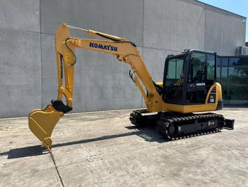 Veiling: Rupsgraafmachine Komatsu PC56-7 Diesel 2016, Ophalen