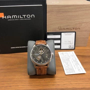 Hamilton - Jazzmaster Open Heart - H327050 - Homme - 2020 et, Nieuw