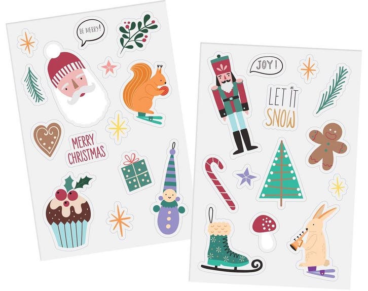 Kerst Raamsticker 27st, Hobby & Loisirs créatifs, Articles de fête, Envoi