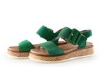 Rieker Sandalen in maat 37 Groen, Verzenden, Sandalen of Muiltjes, Zo goed als nieuw, Groen