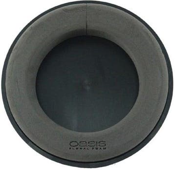 Oasis® eychenne® all black™ krans 35 cm per stuk zwart, Nieuw
