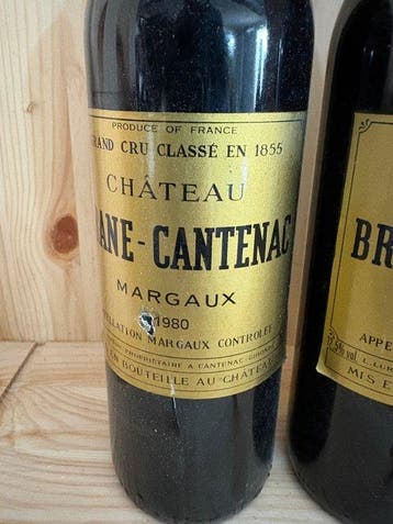 1980 Château Brane-Cantenac - Margaux 2ème Grand Cru Classé, Nieuw