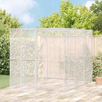 vidaXL Vogelkooi Antraciet 210 x 304 x 213 cm, Verzenden, Nieuw