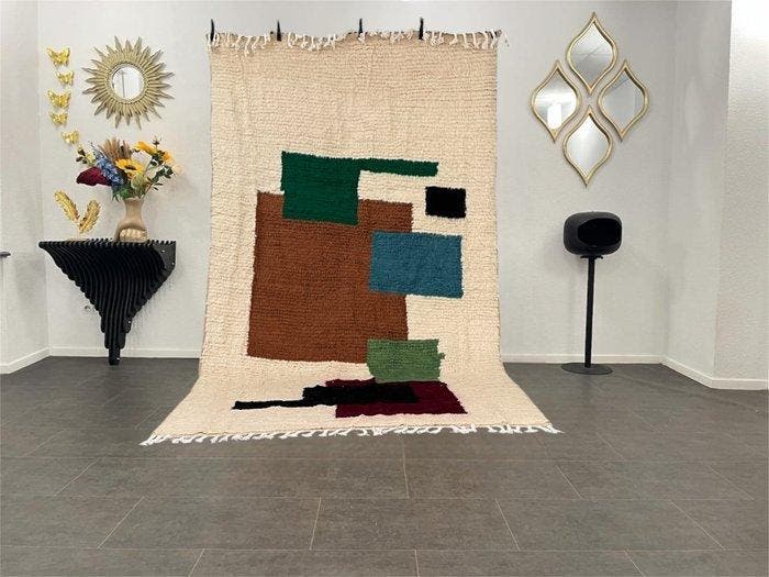 Handgemaakt Berbers wollen tapijt - Tapijt - 259 cm - 150 cm, Maison & Meubles, Ameublement | Tapis & Moquettes