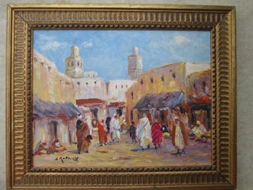 Retaux Bruno (1947) - Vue de Marrakech Maroc