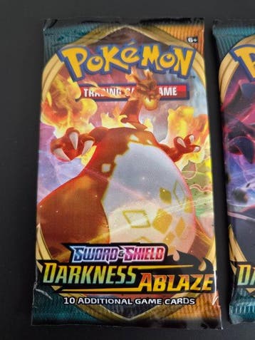 Pokémon - 4 Booster pack - Sword & Shield - Darkness Ablaze