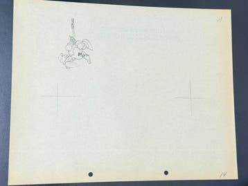 Walt Disney - Minnie Mouse-animatietekening - Building a, Verzamelen, Nieuw