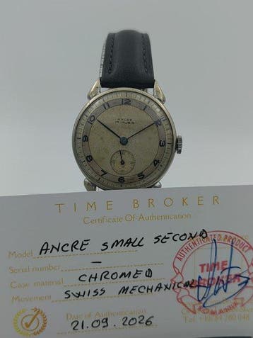 Ancre - SMALL SECOND - Zonder minimumprijs - Heren -, Nieuw