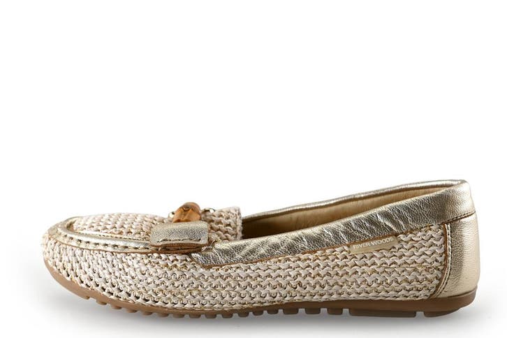 River Woods Instappers in maat 38 Beige, Kleding | Dames, Schoenen, Beige, Zo goed als nieuw, Instappers, Verzenden