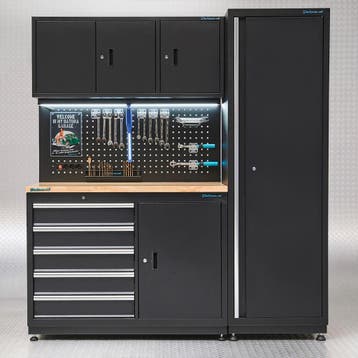 Datona Werkbank garage 120 cm met smalle werkplaatskast -, Ophalen of Verzenden, Nieuw