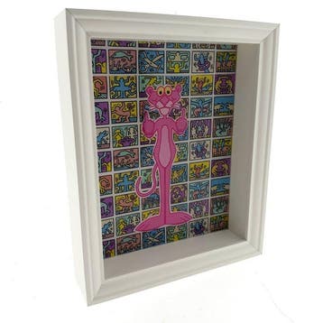 Koen Betjes (XXI) - Rebellious Pink Panther x Haring - Epoxy
