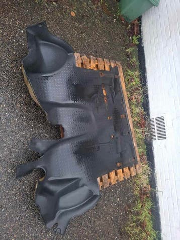 vloermat volkswagen transporter t5 t6 (bekleding, Interieur), Ophalen of Verzenden, Gebruikt, Volkswagen