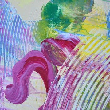 Laura Capellini -  SOUL GARDEN #5(XL) Acrylic on canvas -