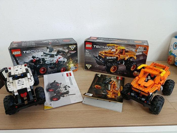 Lego Set - Technic - 4 set LEGO Technic Monster Jam 42200,, Kinderen en Baby's, Speelgoed | Duplo en Lego