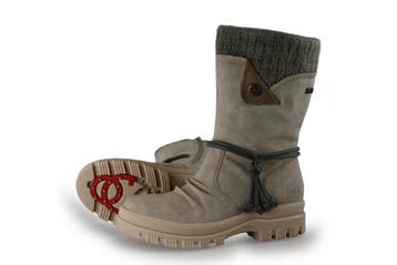 Rieker Laarzen in maat 38 Beige, Hoge laarzen, Verzenden, Beige, Gedragen