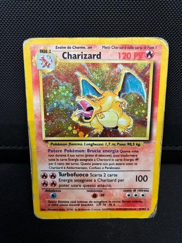 Pokémon - 1 Card - Charizard 4/102 Foil - WOTC