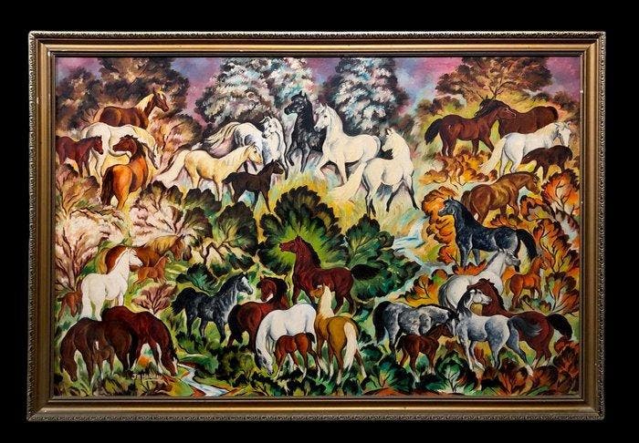 European school (1960s), After Walter Thomas Foster -, Antiek en Kunst, Kunst | Schilderijen | Klassiek