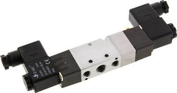 5/3 G1/4 '' (G1/8 '') Middenuitlaat Magneetventiel 24V DC, Verzenden