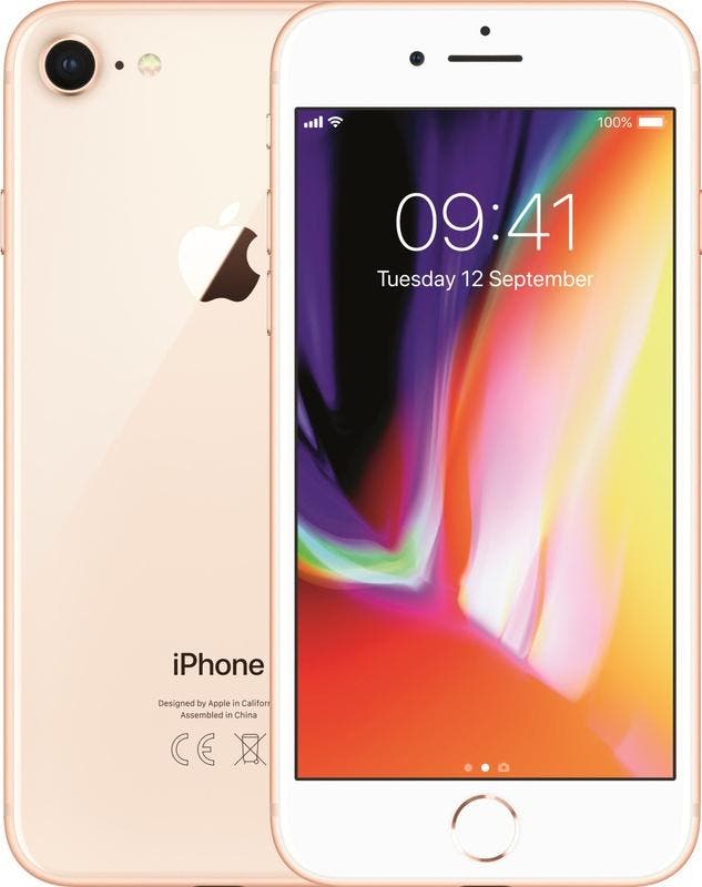 Magazijn opruiming Apple iPhone 8 (model 2016) gold 64GB +, Telecommunicatie, Mobiele telefoons | Apple iPhone, Nieuw, Ophalen of Verzenden