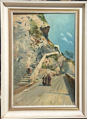 Scuola Napoletana (XIX) - Capri
