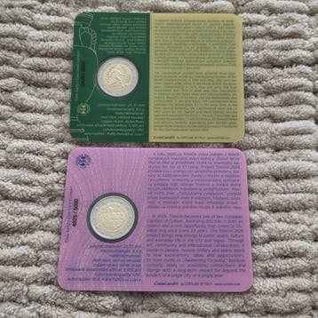 Slovaquie. 2 Euro 2026 (2 coincards) (Sans prix de réserve)