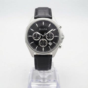 Bulova - Chronograph Black Dial NO IMPORT TAX - Zonder, Nieuw