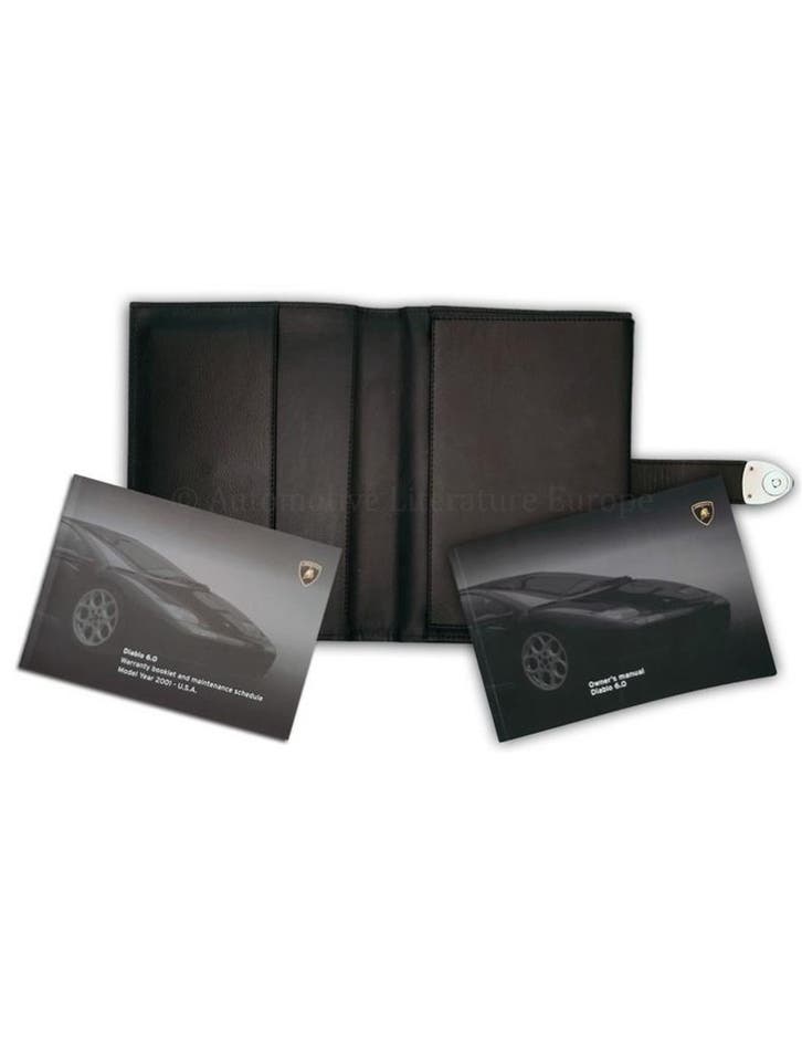 2000 LAMBORGHINI DIABLO 6.0 BOORDMAP, Auto diversen, Handleidingen en Instructieboekjes, Ophalen of Verzenden
