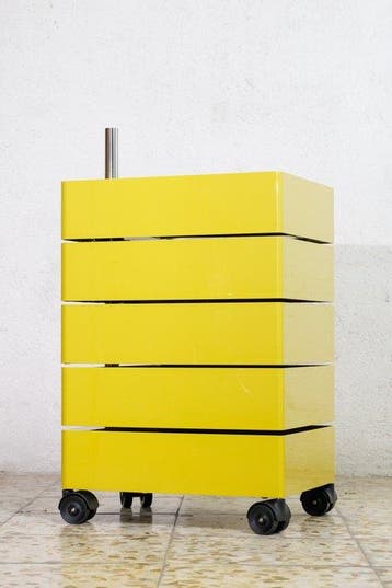 Magis - Konstantin Grcic - Trolley - 360° - Geel - ABS -
