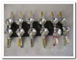 Diamantje Strass op knijpertje ca. 100 stuks, Nieuw