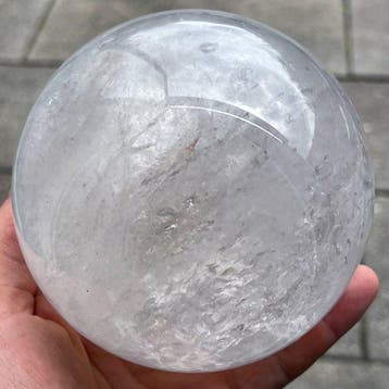 Good Quality AAA rock crystal sphere Kristal - Hoogte: 11.8